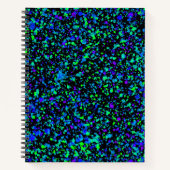 Blue Spritzer - Notebook Notizblock (Vorderseite)