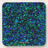 Blue Spritzer - Plastic Untersetzer (Vorderseite)