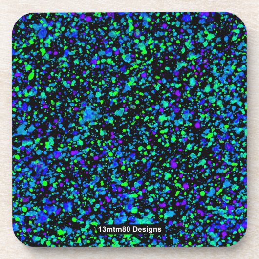 Blue Spritzer - Plastic Untersetzer (Vorderseite)