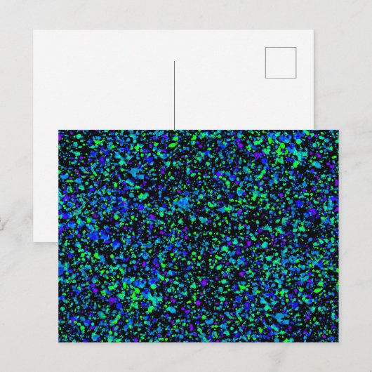 Blue Spritzer - Postkarte (Vorne/Hinten)