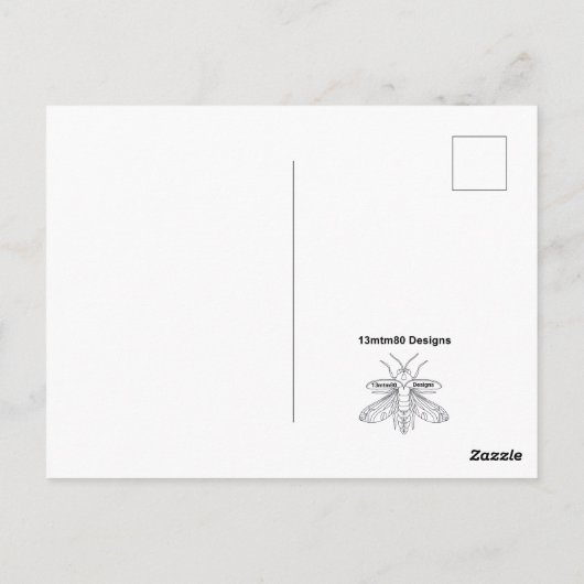 Blue Spritzer - Postkarte (Rückseite)