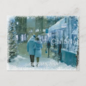 Blue Spruce Magisches Weihnachtsportrait Postcard Postkarte (Vorderseite)