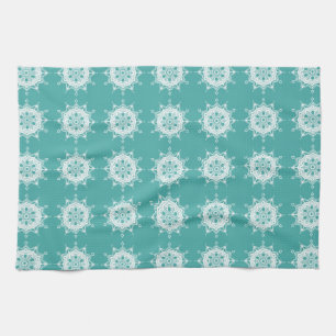 Blue Spruce Mandala Geschirrtuch