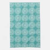 Blue Spruce Mandala Handtuch (Vertikal)