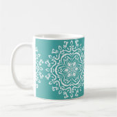 Blue Spruce Mandala Kaffeetasse (Links)