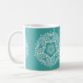 Blue Spruce Mandala Kaffeetasse (Links)