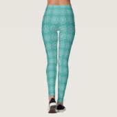 Blue Spruce Mandala Leggings (Rückseite)