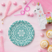 Blue Spruce Mandala Pappteller (Party)