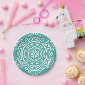 Blue Spruce Mandala Pappteller (Party)