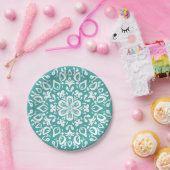 Blue Spruce Mandala Pappteller (Party)
