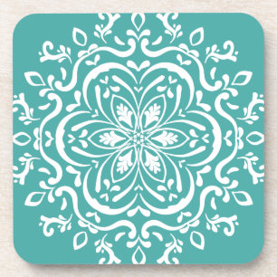Blue Spruce Mandala Untersetzer