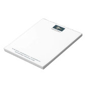 Blue Spruce Personalisiert Realtor Editor Notizblock (Rotiert)