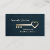 Blue Spruce Real Anwesen Business Card Visitenkarte (Vorderseite)