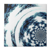 Blue Spun Thread Fliese (Vorderseite)