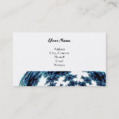 Blue Spun Thread Visitenkarte (Rückseite)