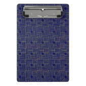 Blue Squares Notebook Mini Klemmbrett (Vorderseite)
