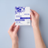 Blue Squares, Optician, Technical Practitioner Flyer (Gruppe)