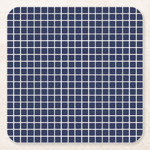 Blue Squares Paper Untersetzer