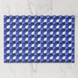 Blue Squarish Pattern