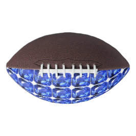 Blue Squarish Pattern Football