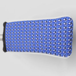 Blue Squarish Pattern Golf Headcover