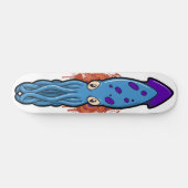 Blue Squiddy Skateboard (Horizontal)