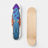 Blue Squiddy Skateboard (Vorderseite)