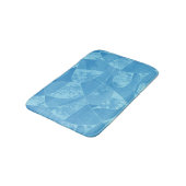Blue Stain Glass Bath Mat Badematte (Schrägansicht)