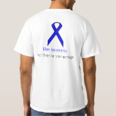 Blue Standard Ribbon T-Shirt (Rückseite)