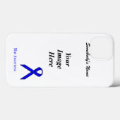 Blue Standard Ribbon Template von Kenneth Yoncich Case-Mate iPhone Hülle (Rückseite (Horizontal))