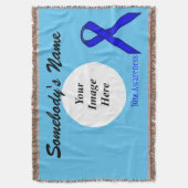 Blue Standard Ribbon Template von Kenneth Yoncich Decke (Vorderseite Vertikal)