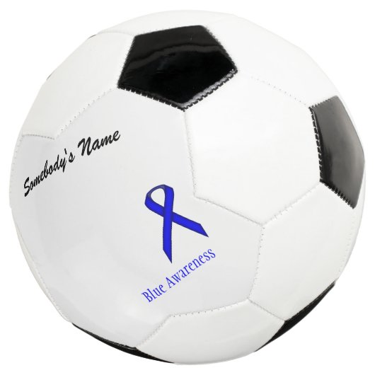 Blue Standard Ribbon Template von Kenneth Yoncich Fußball (Dreiviertel)