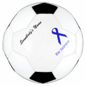 Blue Standard Ribbon Template von Kenneth Yoncich Fußball (Vorderseite)