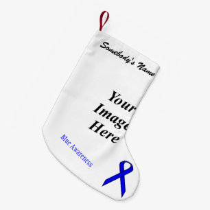 Blue Standard Ribbon Template von Kenneth Yoncich Kleiner Weihnachtsstrumpf