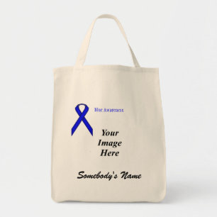 Blue Standard Ribbon Template von Kenneth Yoncich Tragetasche
