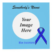 Blue Standard Ribbon Template von Kenneth Yoncich Würfel (Vorderseite)