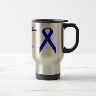 Blue Standard Ribbon Tmpl von Kenneth Yoncich Reisebecher