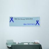 Blue Standard Ribbon von Kenneth Yoncich Banner (Messeveranstaltung)