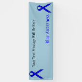 Blue Standard Ribbon von Kenneth Yoncich Banner (Vertikal)
