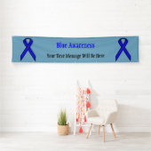 Blue Standard Ribbon von Kenneth Yoncich Banner (Insitu)