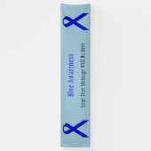 Blue Standard Ribbon von Kenneth Yoncich Banner (Vertikal)