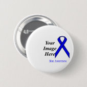 Blue Standard Ribbon von Kenneth Yoncich Button (Vorne & Hinten)