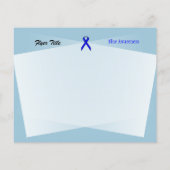 Blue Standard Ribbon von Kenneth Yoncich Flyer (Hinten)