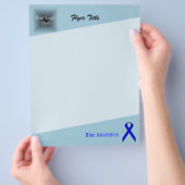 Blue Standard Ribbon von Kenneth Yoncich Flyer (Hand)