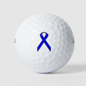 Blue Standard Ribbon von Kenneth Yoncich Golfball (Vorderseite)