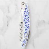 Blue Standard Ribbon von Kenneth Yoncich Kellnermesser (Vorderseite)