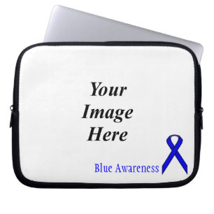 Blue Standard Ribbon von Kenneth Yoncich Laptopschutzhülle