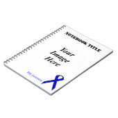 Blue Standard Ribbon von Kenneth Yoncich Notizblock (Linke Seite)