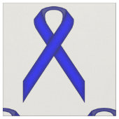 Blue Standard Ribbon von Kenneth Yoncich Stoff (Nahaufnahme)