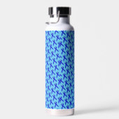 Blue Standard Ribbon von Kenneth Yoncich Trinkflasche (Rechts)